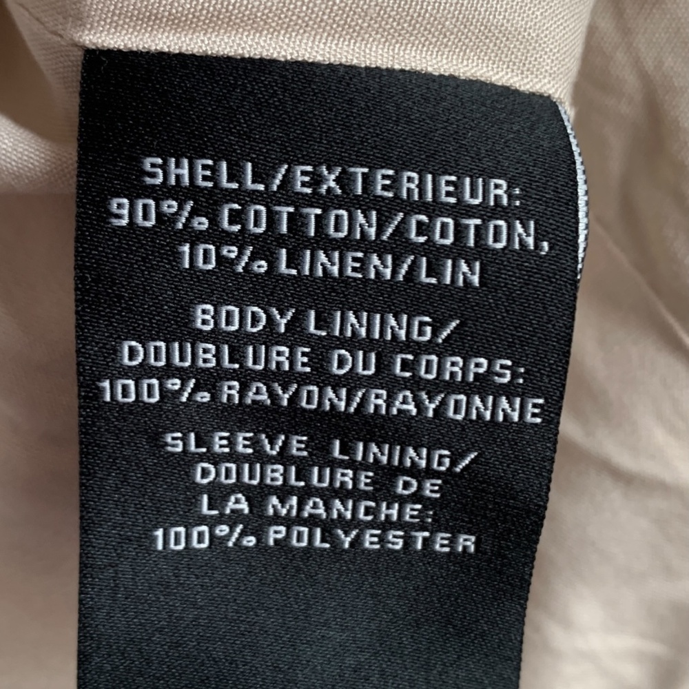 NWT Bagatelle Women's Oversized Blazer Size Medium Tan Cotton Blend - Picture 5 of 8